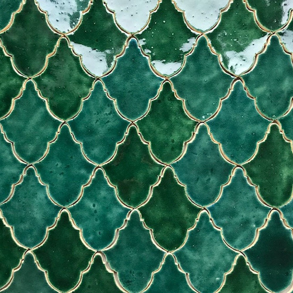 Carreaux de céramique, Royal, vert bouteille#couleur_vert