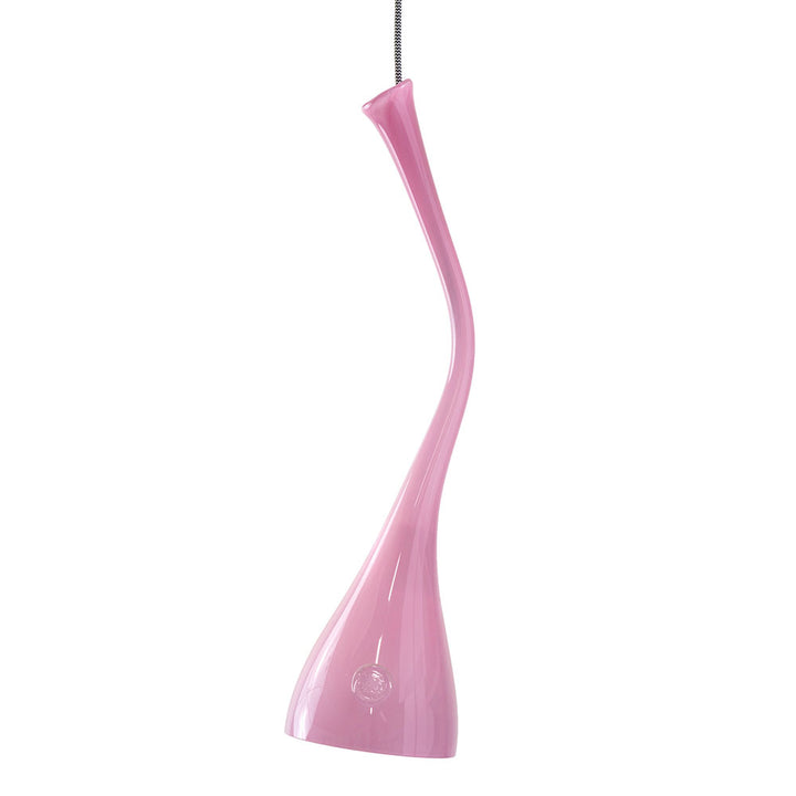 Lampe en verre Swan, rose royal#couleur_rose