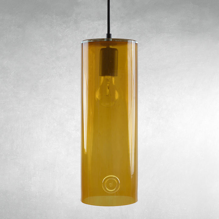 Lampe en verre Neo III, miel#couleur_brun