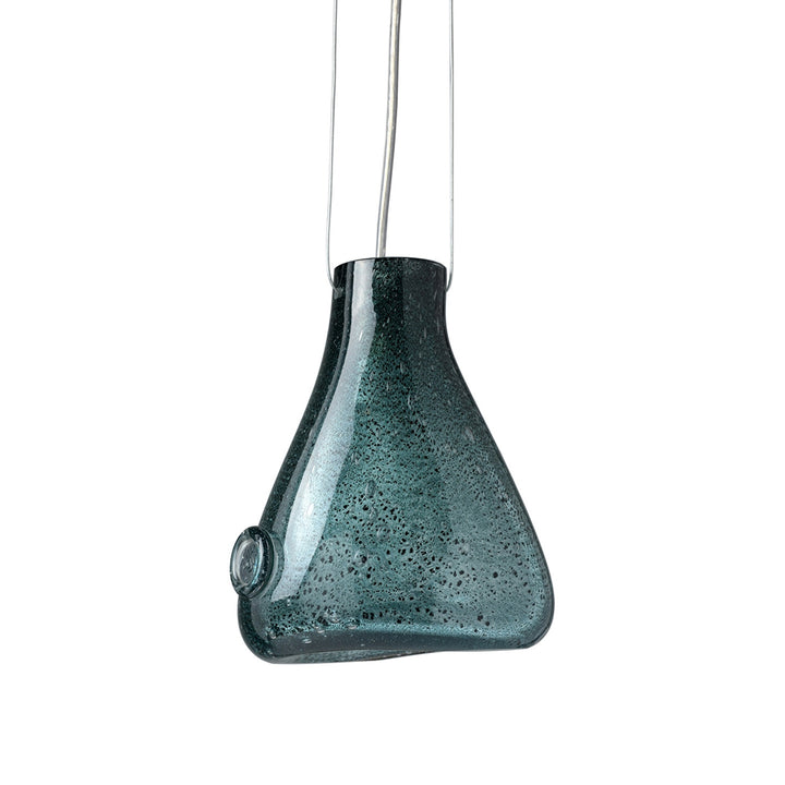 Lampe en verre Drop, turquoise#couleur_bleu