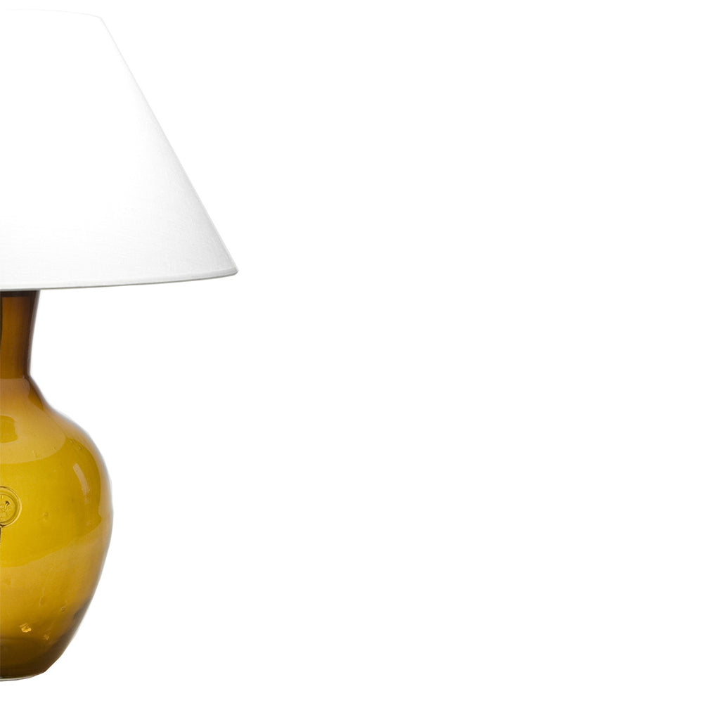 Lampe en verre Raphaello, miel#couleur_brun