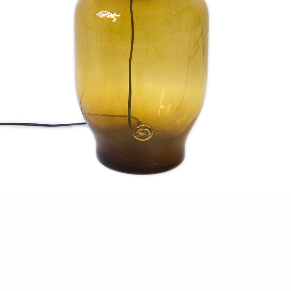 Lampe en verre Bee, miel#couleur_brun
