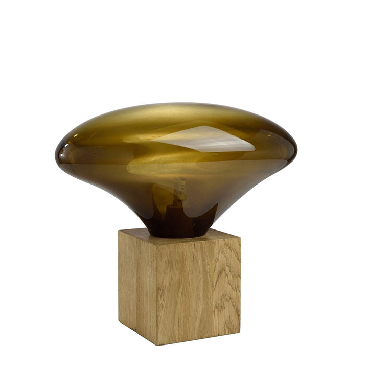 Lampe en verre Cocoon petite, olive#couleur_vert