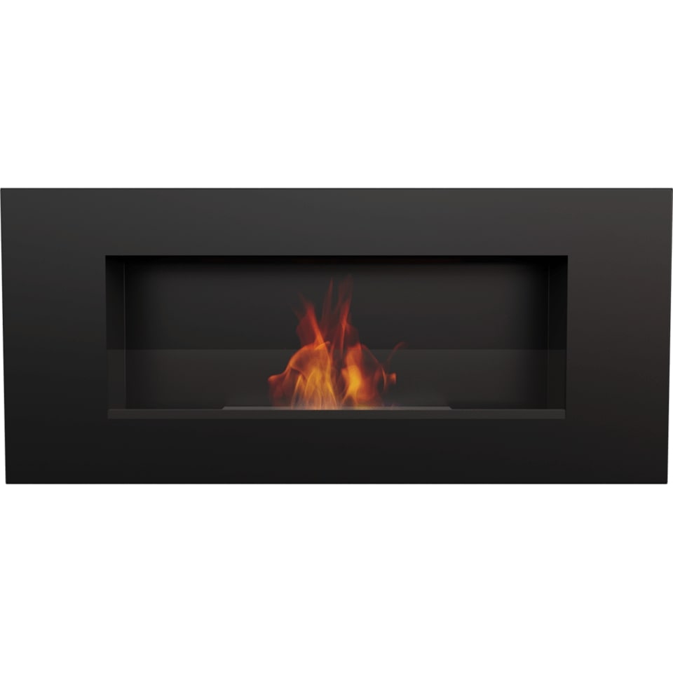 Bio-cheminée Delta 2 - vitrage#couleur_noir