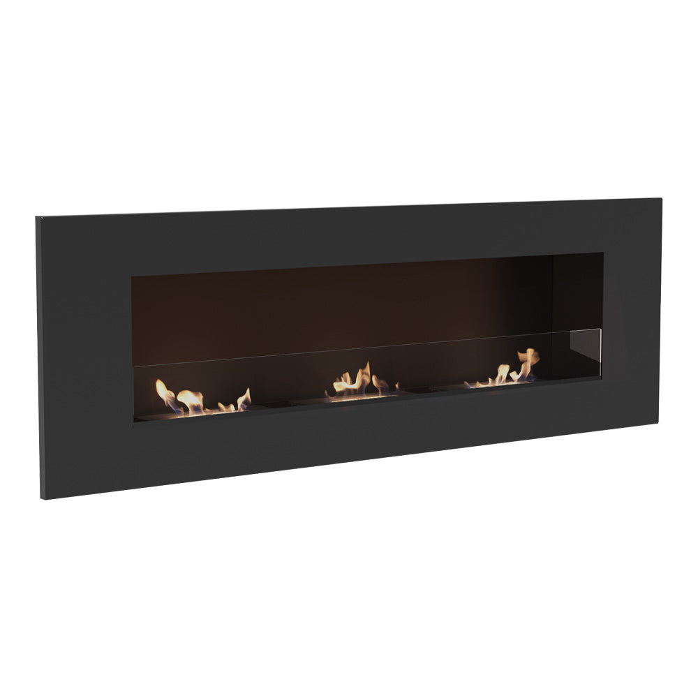 Bio-cheminée Delta 3 - vitrage#couleur_noir