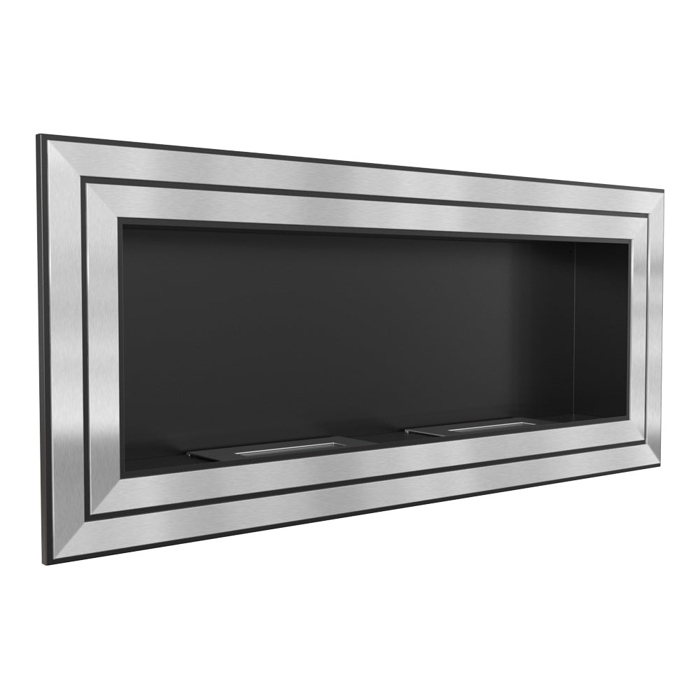 Bio-cheminée Juliet 1500#couleur_noirargent