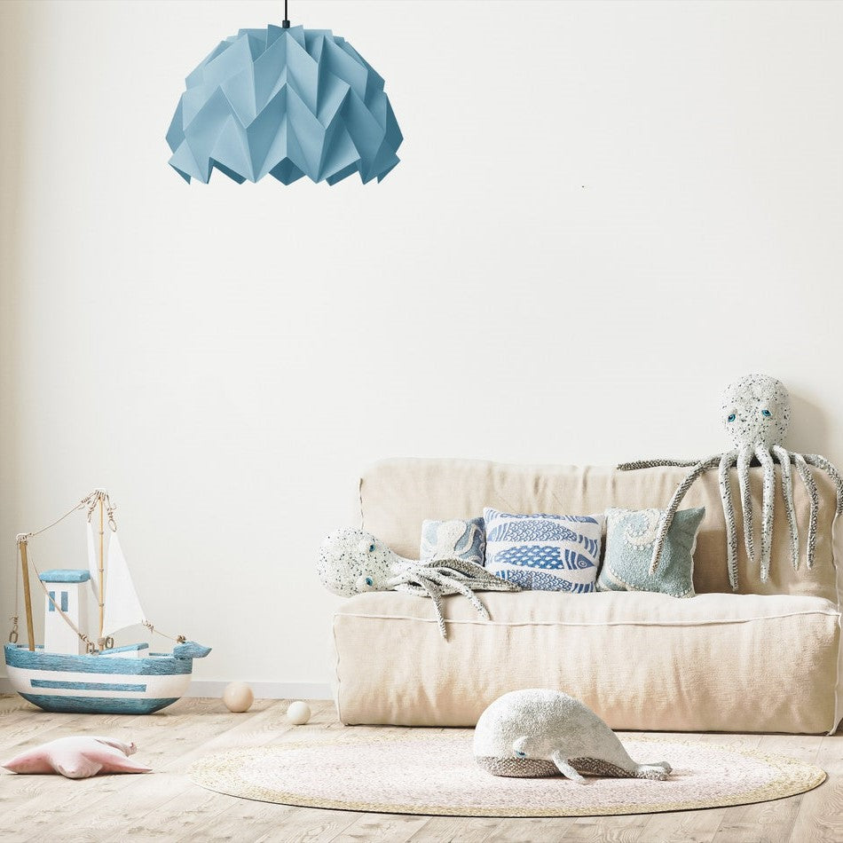 Lampe d'origami Iceberg L, bleu#couleur_bleu