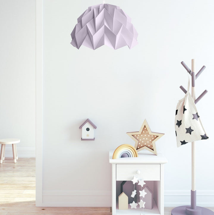 Lampe d'origami Iceberg M, lilas clair#couleur_violet
