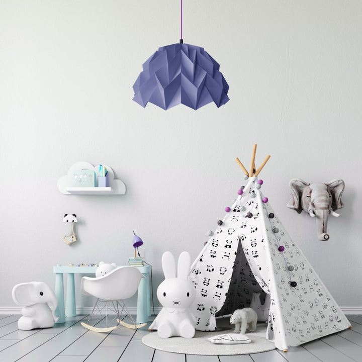 Lampe d'origami Iceberg M, outremer#couleur_bleu