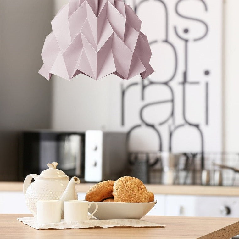 Lampe d'origami Iceberg S, rose aurore#couleur_rose