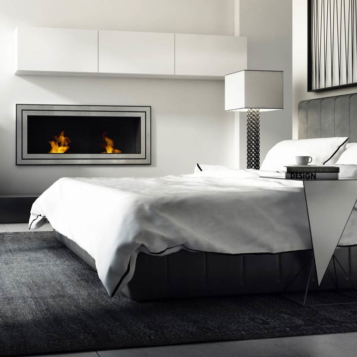 Bio-cheminée Juliet 1500#couleur_noirargent